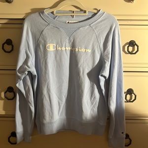Baby Blue Champion Crewneck